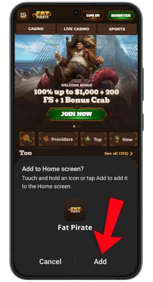Add shortcut of the Chicken Road game app download to the home screen.