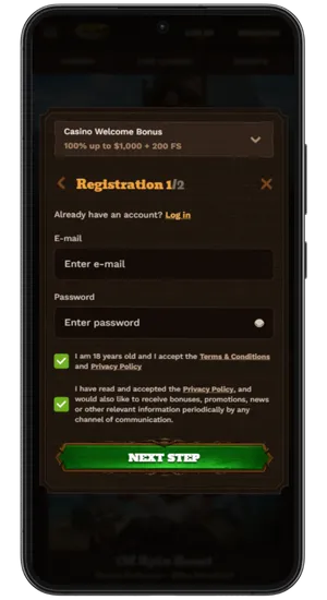 Register and Play